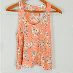 Soprano • Floral Cropped Tank Top Small